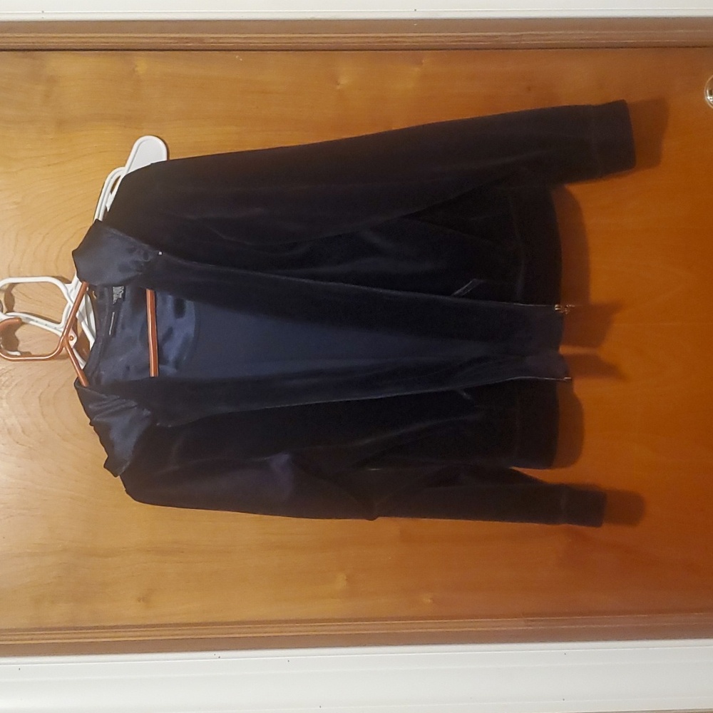 Dark blue Velour St John's Bay Hoodie Size Large